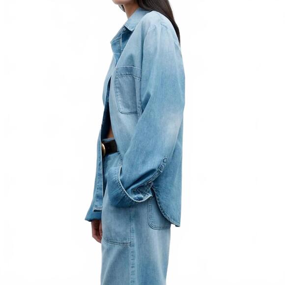 NEW TWP the wilson top in vintage wash - Picture 3 of 4